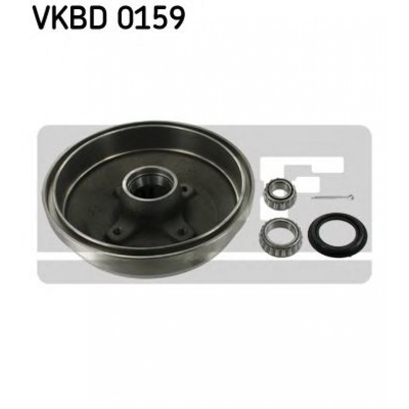 VKBD 0159 SKF Пiдшипник ступицi колеса та гальмівний барабан